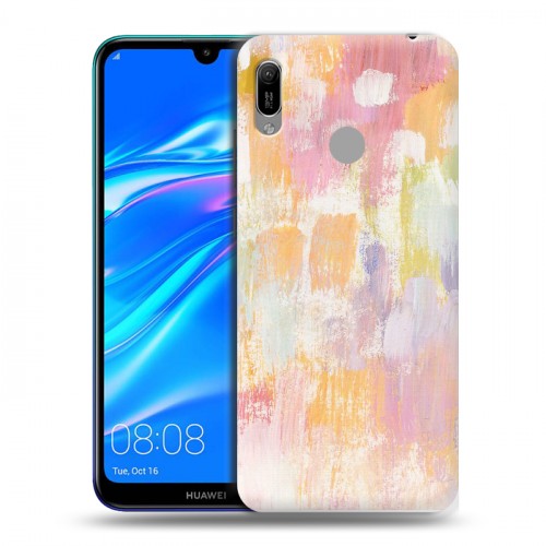 Дизайнерский пластиковый чехол для Huawei Y6 (2019) Мазки краски