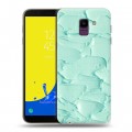 Дизайнерский пластиковый чехол для Samsung Galaxy J6 Мазки краски