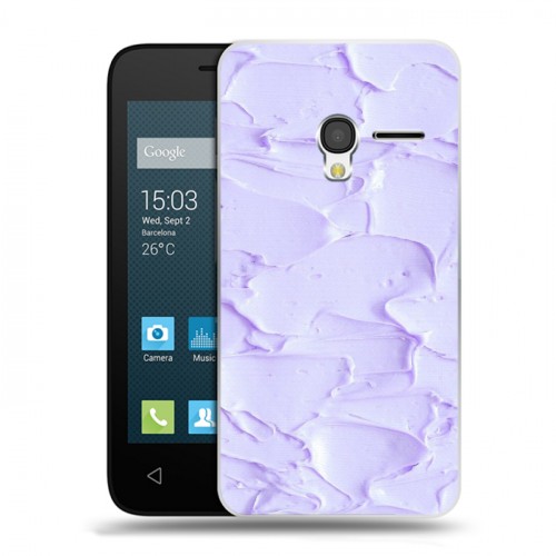 Дизайнерский пластиковый чехол для Alcatel One Touch Pixi 3 (4.5) Мазки краски