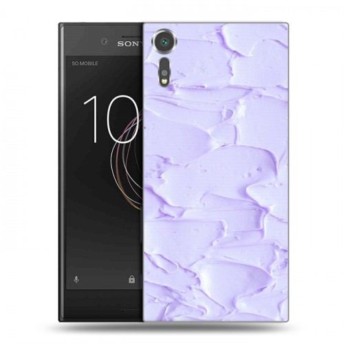 Дизайнерский пластиковый чехол для Sony Xperia XZs Мазки краски