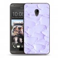 Дизайнерский пластиковый чехол для HTC Desire 700 Мазки краски