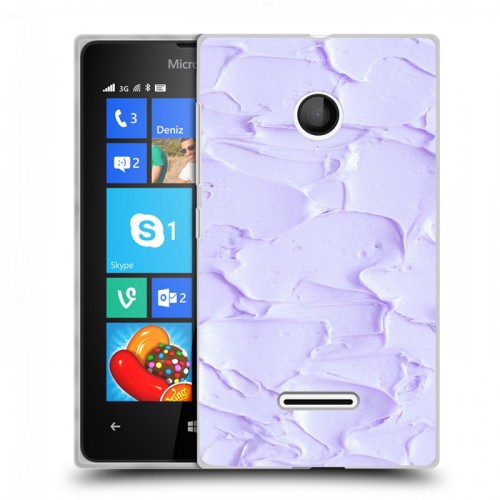 Дизайнерский пластиковый чехол для Microsoft Lumia 435 Мазки краски