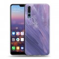 Дизайнерский силиконовый с усиленными углами чехол для Huawei P20 Pro Мазки краски