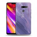 Дизайнерский пластиковый чехол для LG G8 ThinQ Мазки краски