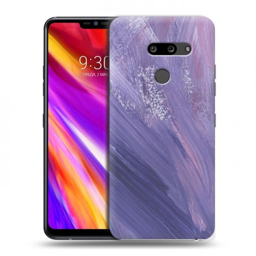 Дизайнерский пластиковый чехол для LG G8 ThinQ Мазки краски