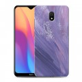 Дизайнерский силиконовый с усиленными углами чехол для Xiaomi RedMi 8A Мазки краски