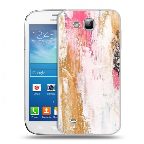 Дизайнерский пластиковый чехол для Samsung Galaxy Premier Мазки краски
