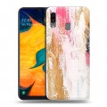 Дизайнерский силиконовый чехол для Samsung Galaxy A30 Мазки краски