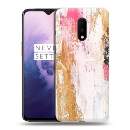 Дизайнерский пластиковый чехол для OnePlus 7 Мазки краски