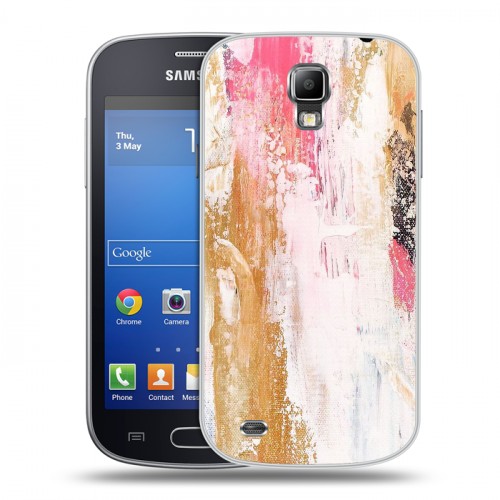 Дизайнерский пластиковый чехол для Samsung Galaxy S4 Active Мазки краски