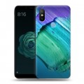 Дизайнерский силиконовый чехол для Xiaomi Mi A2 Мазки краски