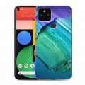 Дизайнерский пластиковый чехол для Google Pixel 5 Мазки краски