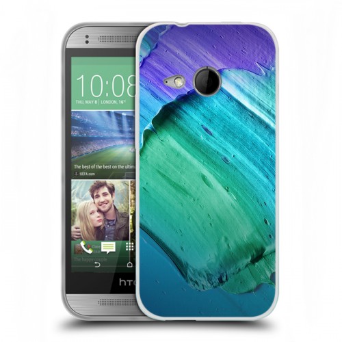 Дизайнерский пластиковый чехол для HTC One mini 2 Мазки краски