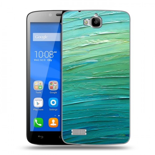 Дизайнерский пластиковый чехол для Huawei Honor 3C Lite Мазки краски