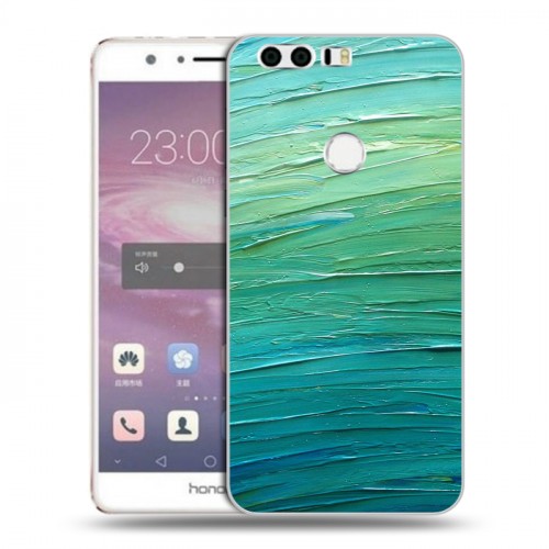 Дизайнерский пластиковый чехол для Huawei Honor 8 Мазки краски