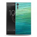 Дизайнерский пластиковый чехол для Sony Xperia XZs Мазки краски