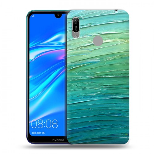 Дизайнерский пластиковый чехол для Huawei Y6 (2019) Мазки краски