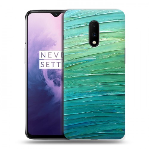 Дизайнерский пластиковый чехол для OnePlus 7 Мазки краски