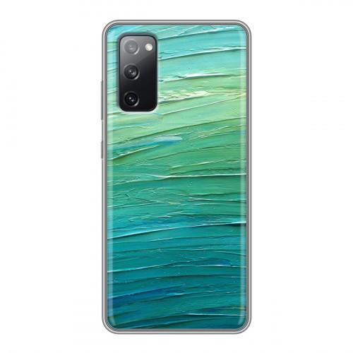 Дизайнерский силиконовый чехол для Samsung Galaxy S20 FE Мазки краски
