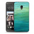 Дизайнерский пластиковый чехол для HTC Desire 700 Мазки краски