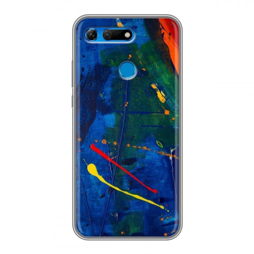Дизайнерский силиконовый чехол для Huawei Honor View 20 Мазки краски