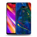 Дизайнерский пластиковый чехол для LG G8 ThinQ Мазки краски