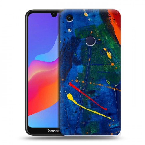 Дизайнерский пластиковый чехол для Huawei Honor 8A Мазки краски