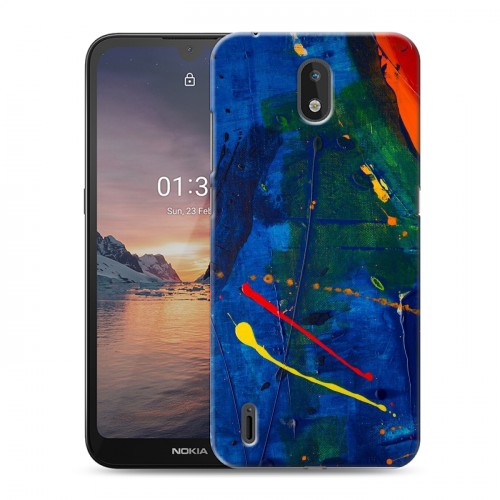 Дизайнерский силиконовый чехол для Nokia 1.3 Мазки краски