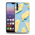 Дизайнерский силиконовый с усиленными углами чехол для Huawei P20 Pro Мазки краски