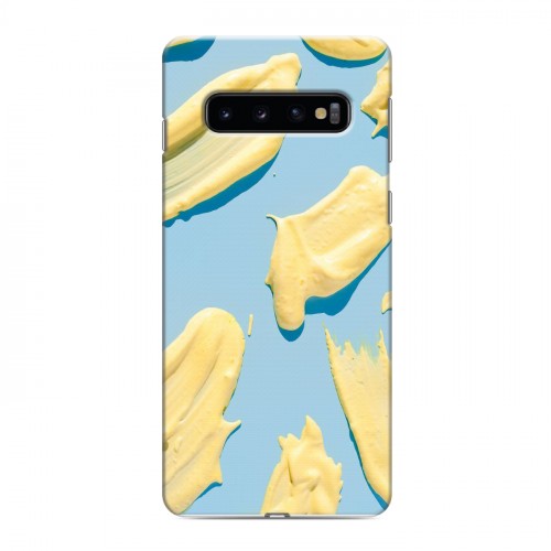 Дизайнерский силиконовый чехол для Samsung Galaxy S10 Мазки краски