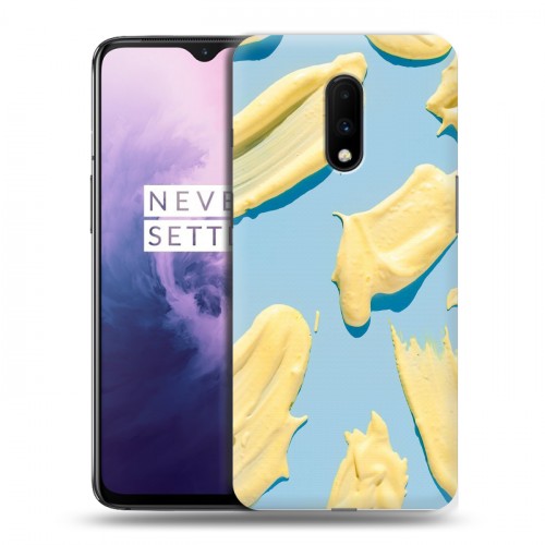 Дизайнерский пластиковый чехол для OnePlus 7 Мазки краски