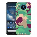 Дизайнерский силиконовый чехол для Nokia 8.3 Кислотный камуфляж