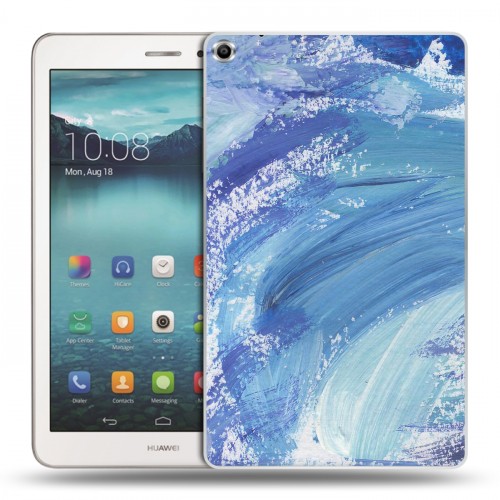 Дизайнерский силиконовый чехол для Huawei MediaPad T1 8.0 Мазки краски