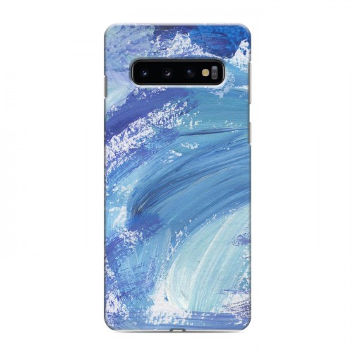 Дизайнерский силиконовый чехол для Samsung Galaxy S10 Мазки краски