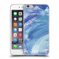 Дизайнерский силиконовый чехол для Iphone 6 Plus/6s Plus Мазки краски