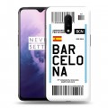 Дизайнерский пластиковый чехол для OnePlus 7 Авиабилеты