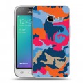 Дизайнерский силиконовый чехол для Samsung Galaxy J1 mini (2016) Кислотный камуфляж