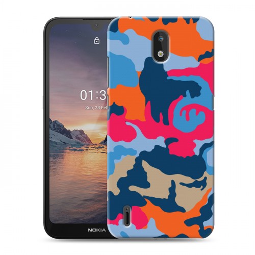 Дизайнерский силиконовый чехол для Nokia 1.3 Кислотный камуфляж