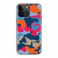 Дизайнерский пластиковый чехол для Iphone 14 Pro Max Кислотный камуфляж