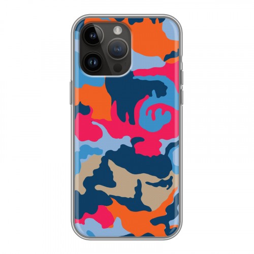 Дизайнерский пластиковый чехол для Iphone 14 Pro Max Кислотный камуфляж
