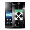 Дизайнерский пластиковый чехол для Sony Xperia S Модные чехлы