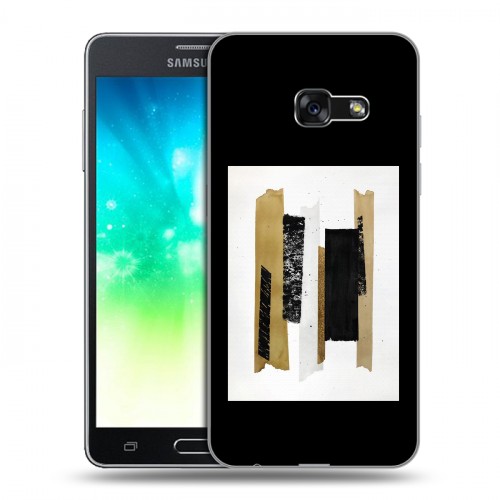 Дизайнерский силиконовый с усиленными углами чехол для Samsung Galaxy A3 (2017) Стильные абстракции
