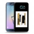 Дизайнерский силиконовый чехол для Samsung Galaxy S6 Edge Стильные абстракции