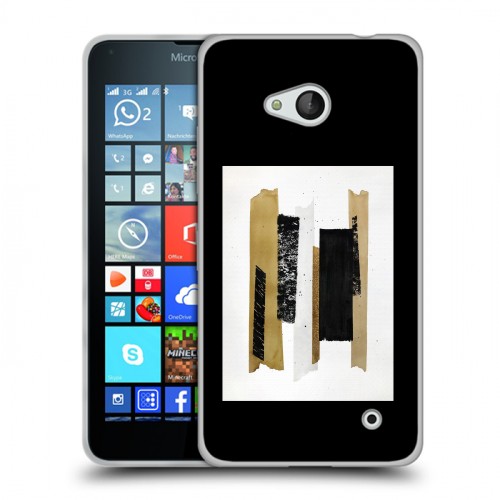 Дизайнерский пластиковый чехол для Microsoft Lumia 640 Стильные абстракции