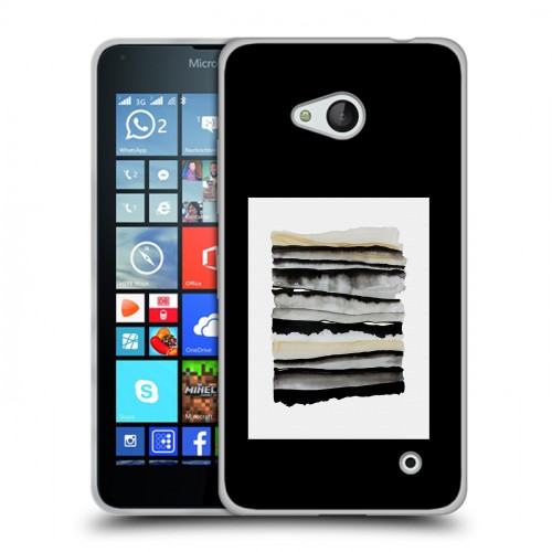 Дизайнерский пластиковый чехол для Microsoft Lumia 640 Стильные абстракции