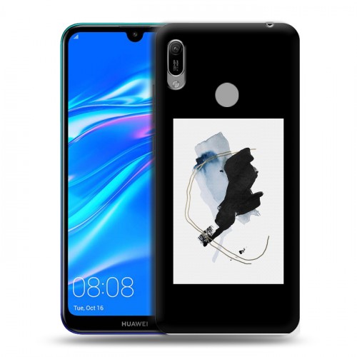 Дизайнерский пластиковый чехол для Huawei Y6 (2019) Стильные абстракции