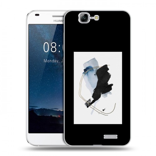 Дизайнерский пластиковый чехол для Huawei Ascend G7 Стильные абстракции
