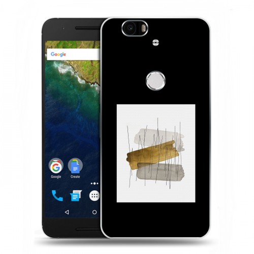 Дизайнерский силиконовый чехол для Google Huawei Nexus 6P Стильные абстракции