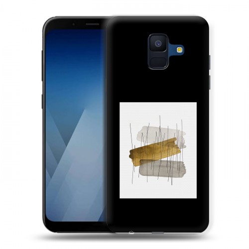 Дизайнерский пластиковый чехол для Samsung Galaxy A6 Стильные абстракции