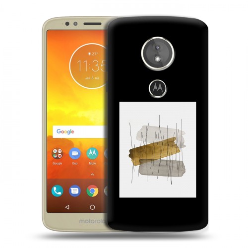 Дизайнерский силиконовый чехол для Motorola Moto E5 Стильные абстракции
